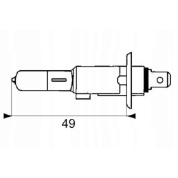 Gl12258pr halogeninė lemputė h1 55w 12v philips