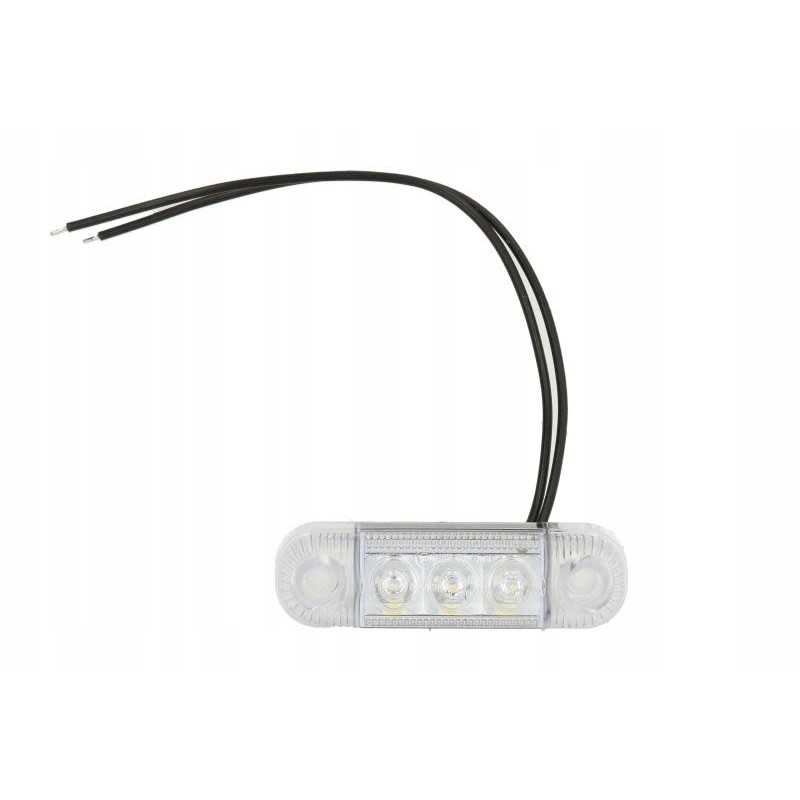 Šoninis žymeklis LP baltas LED 12 24v buvo 283
