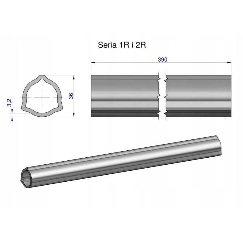 Vidinis vamzdis, 2r serija, išorinis vamzdis, 1r serija