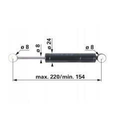 MSG83 93 sėdynės amortizatoriaus pavara