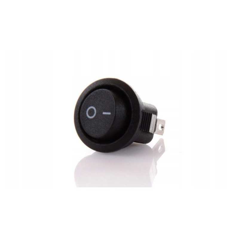 Jungties svirties jungiklis apvalus 3 kontaktas 3a 250v