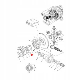 Originalus Fendt x619046300000 kūginis ritininis guolis
