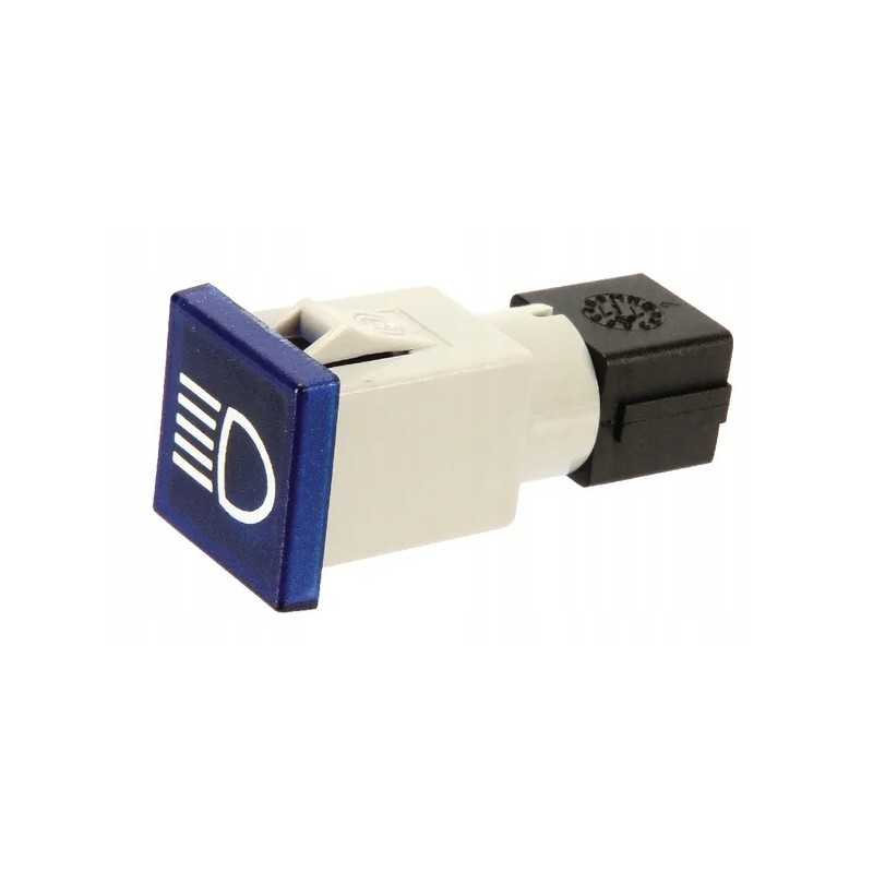 Kvadratinė indikacinė lemputė 12 24v mėlyna, prisukama