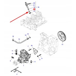 La8094749 degalų įpurškimo varinė poveržlė