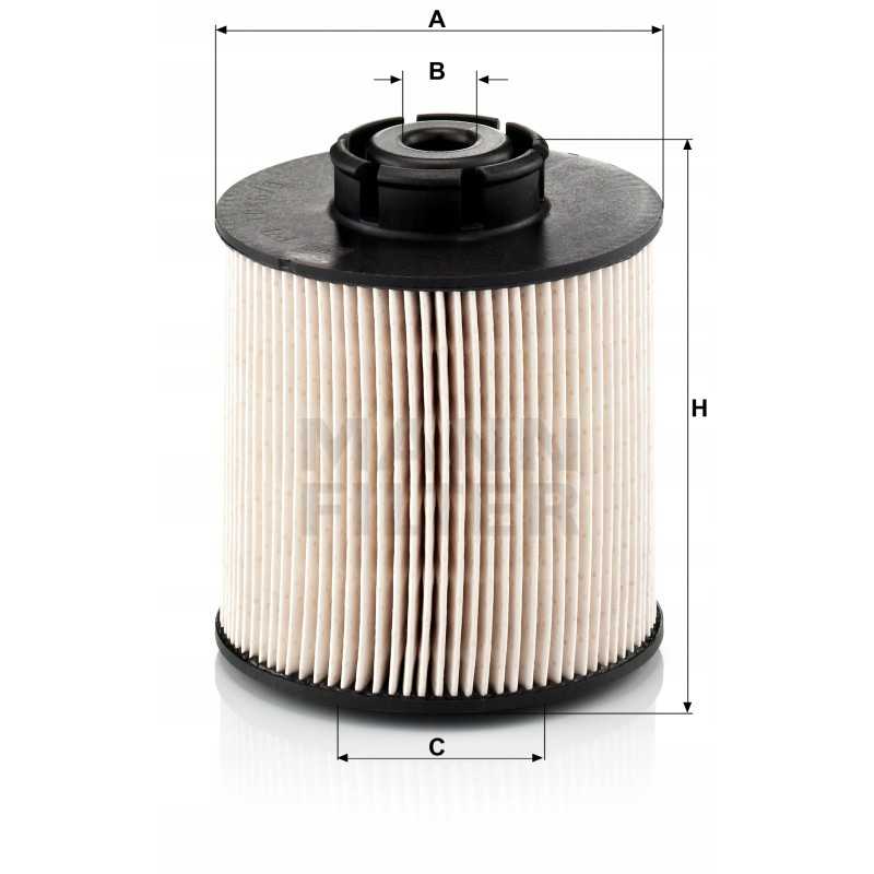 Kuro filtras mann filtras pu 1046 1 x