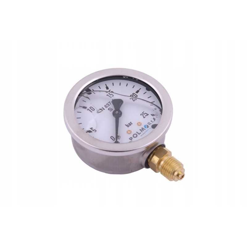 Glicerino manometras m63 25 bar dugnas g1 4 polmo