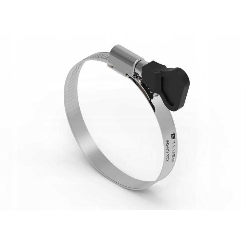 Užveržimo juosta su rankenėle 60 80 sliekinis gnybtas