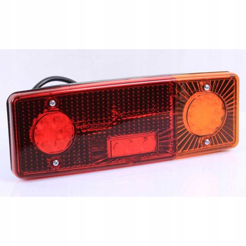 LED galinė kombinuota lemputė 12v 24v dešinė, skirta c 360