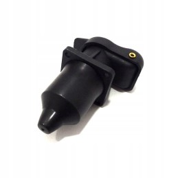 Elektros lizdas su 3 skirtingo tipo apvaliais kištukais c