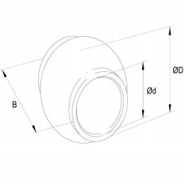 Viršutinė jungtis rutulinis katė 3 3 oe 32 60x51 mm kramp