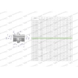 Hidraulinė jungtis bb m18x1 5 12l x 3 8