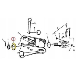 Transportavimo kablio amortizatoriaus žiedas c 360