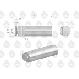 Apatinio kablio laikiklio kaištis c 385 originalus u