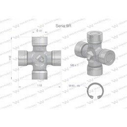Veleno kryžius 41x118 serija 9r Warynski