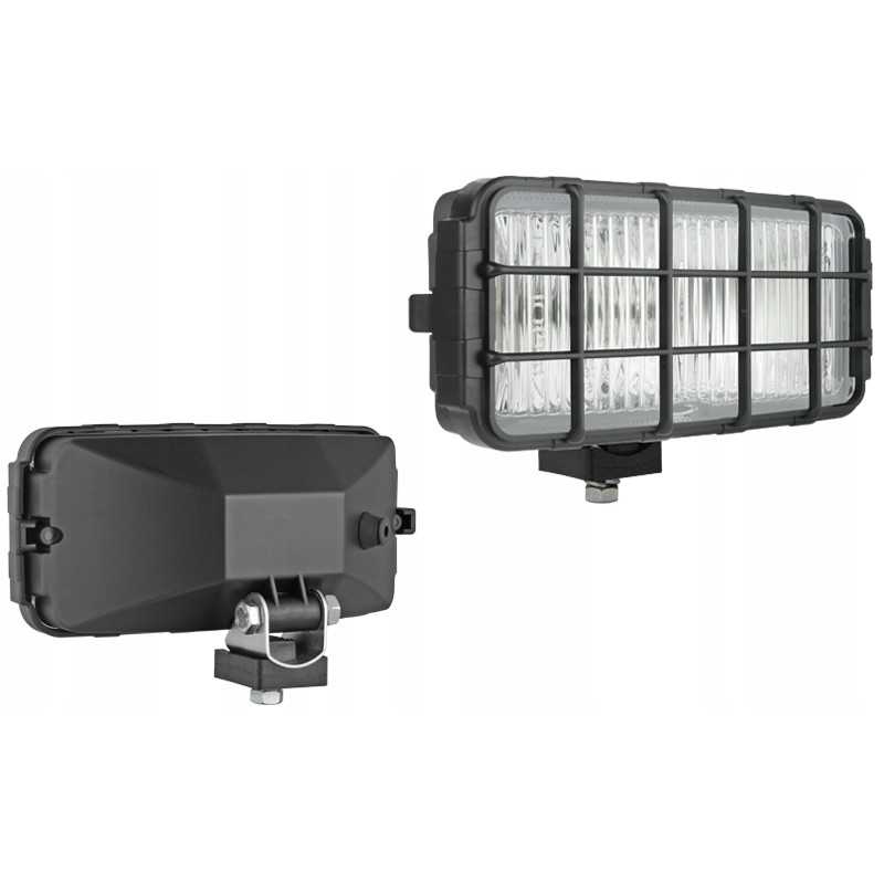 H3 rūko žibintas, baltas, su grotelėmis