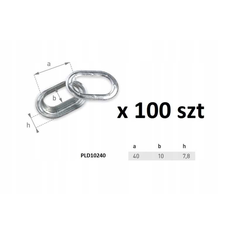 Akutė brezentinėms tentinėms akutėms 40x10 100 vnt