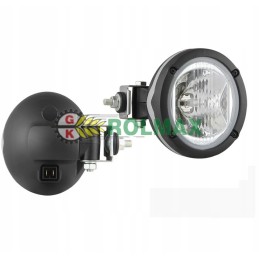 Halogeninė darbinė lempa su šoniniu tvirtinimu ir