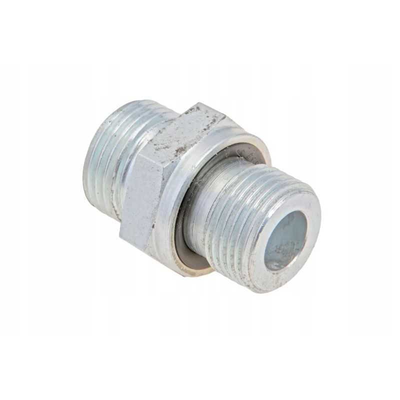 Tiesi jungtis su tarpine 3 8 bsp m18 x 1 5 12l