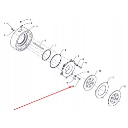 P5s43104109 šešiabriaunis varžtas M10