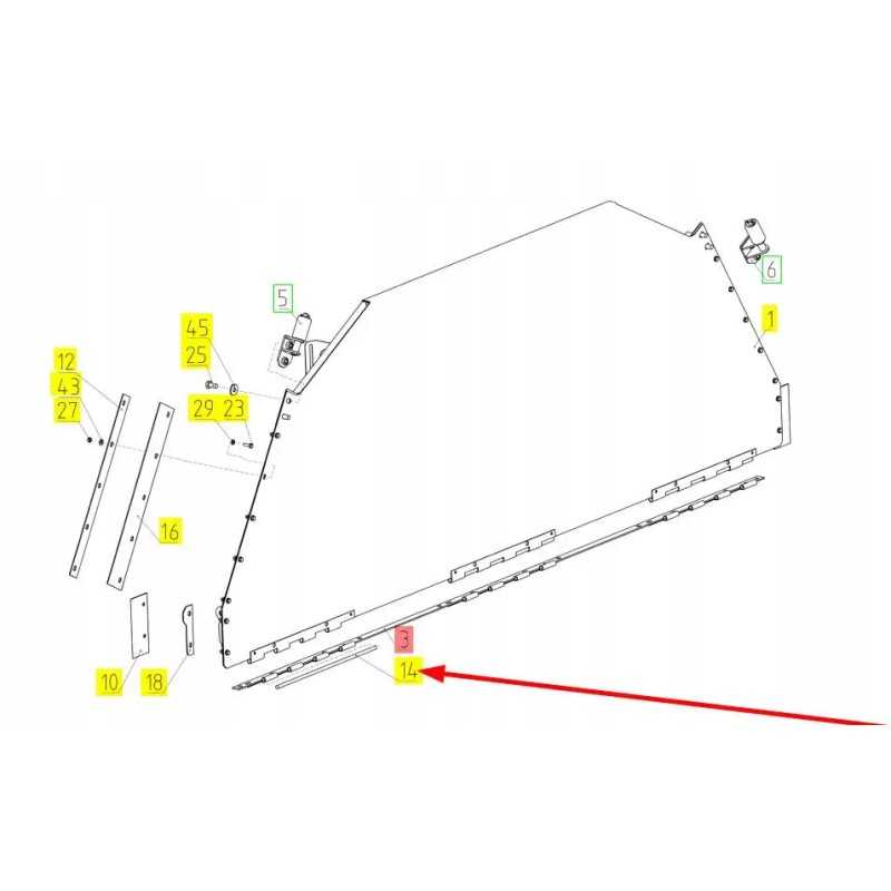 100036239 bako sekcijos pret