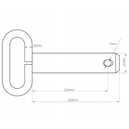 Smeigtukas su rankena ir apsauga 16x112 mm