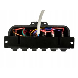 Valdymo pulto 12v universali 5 sekcijų dėžutė