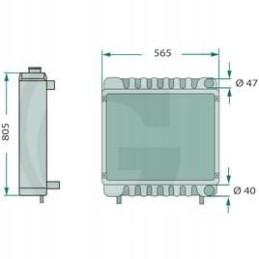 Fiat radiatorius 5103110 5109294