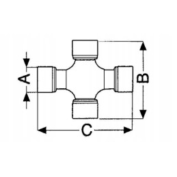 Veleno skersinis oe 27x85 8 mm oe 27x91 2 mm t40 v40