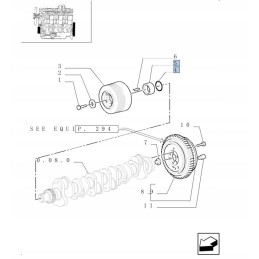 O žiedas new Holland dėklas 14459081 17283581
