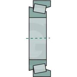 Vienos eilės kūginis ritininis guolis 30205