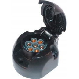 7 polių 12v lizdas su įmontuotu Hella PVC