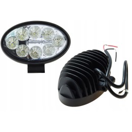 Ovalus darbinis prožektorius 8 LED 24w 1800lm 12v 24v