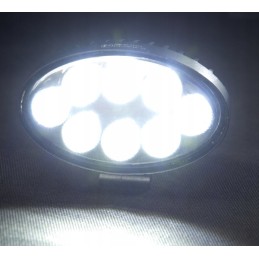 Ovalus darbinis prožektorius 8 LED 24w 1800lm 12v 24v