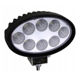 Ovalus darbinis prožektorius 8 LED 24w 1800lm 12v 24v
