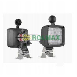 Halogeninė darbo lempa su omega laikikliu, įmontuota