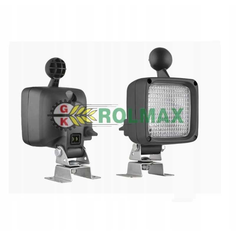 Halogeninė darbo lempa su omega laikikliu, įmontuota