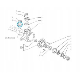 Vairo guolio guolis new holland td case jx 24903780