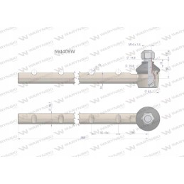 Vairo jungtis 7 įpjovos 594409 motogeneric