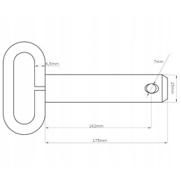 Smeigtukas su rankena ir apsauga 25x162mm