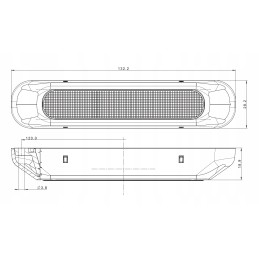 Universalus Fristom ft 330 LED galinis žibintas