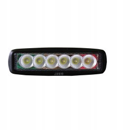 LED darbinė lempa 6x3w 12v 24v plokščia 18w