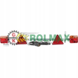 Lempos komplektas ant 1100-1600mm spindulio su atšvaito trikampiu