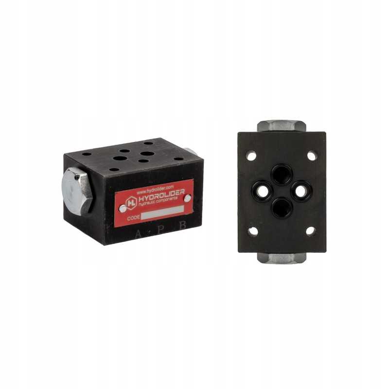 Cetop 3 NG6 vožtuvas, grąžinamas dvigubas užraktas