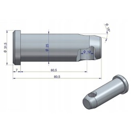 Mf3 grąžulo kaištis, originalus Ursus