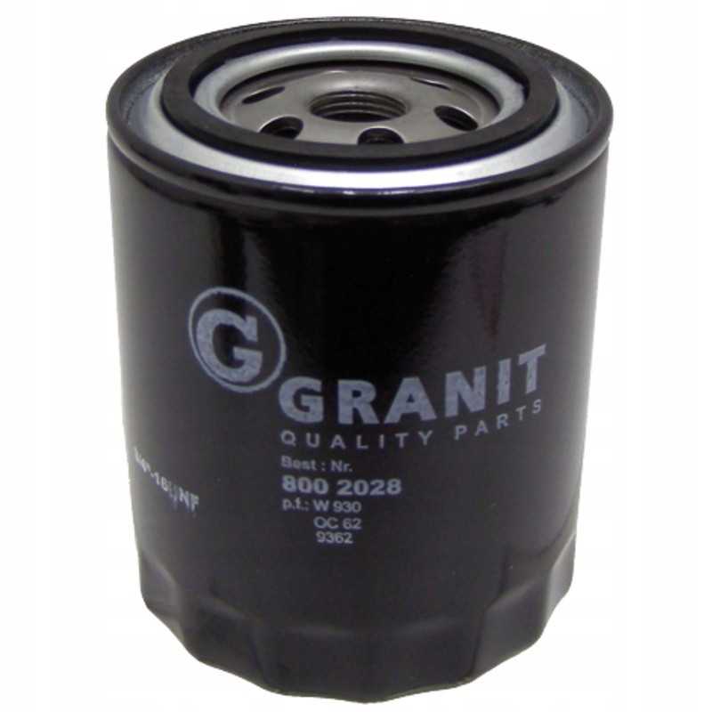 Variklio alyvos filtras 62mm 1bar granitas
