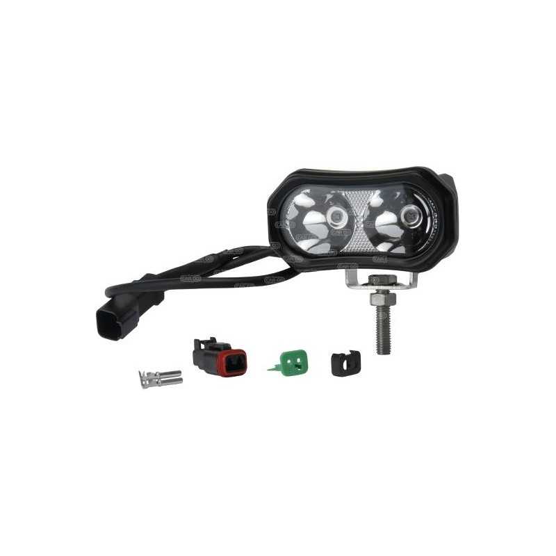 Darbinis šviestuvas 2x LED 10w 900l, mažas, galingas prožektorius