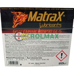 Matrax gear classic 80w90 gl5 20l