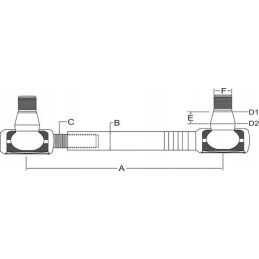 Strypo galų komplektas