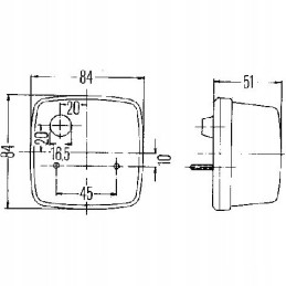 Posūkio signalo lemputė fendt x830180032000 x83018003