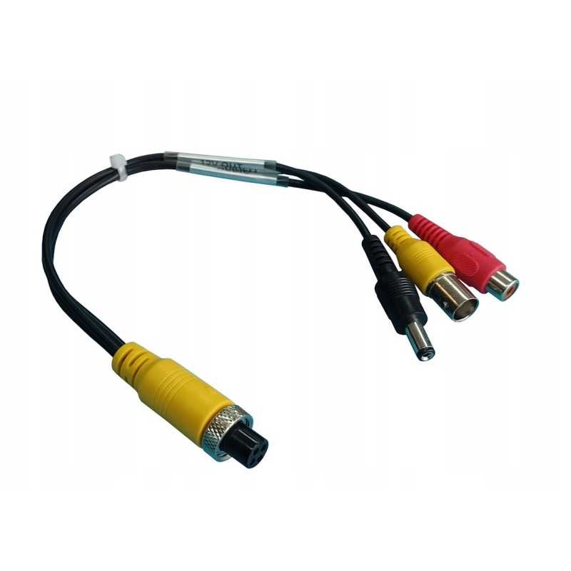 Adapterio reduktorius M12 4 kontaktų BNC RCA DC